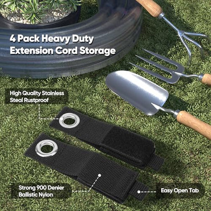 Heavy Duty Garden Tool Organizer Metal Wall Mount