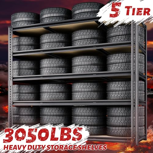 48"W Garage Shelving Heavy Duty (5 Count)