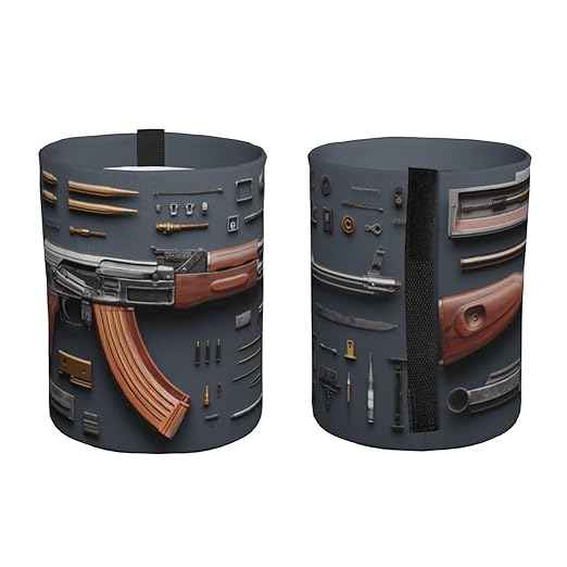 Gun Military Gear Arsenal Set Car Trash Can Waterproof Hanging Trash Bin Collapsible Garbage Can for Car Accessories Travel Camping Kitchen Home