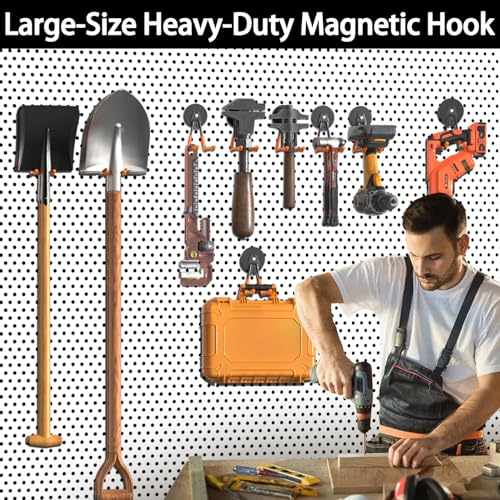 Heavy Duty Magnetic Hooks (2 Count)