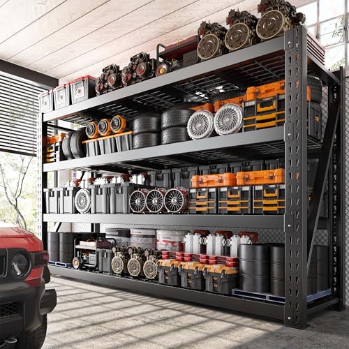 8000LBS Heavy Duty Garage Shelving (4 Count)
