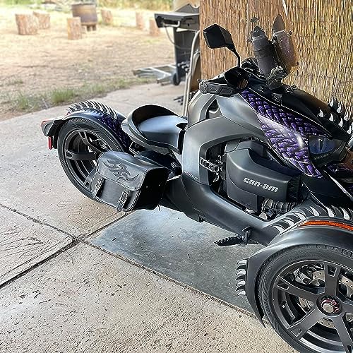Motorcycle Saddle Bags Leather Motorcycle Luggage Bag with Gun Holsters For Softails Sportsters and Choppers Waterproof Luggage Bags