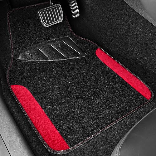 Waterproof Universal Faux Leather 3Row Car Floor Mats