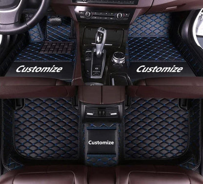 Custom All Weather Protection Leather Car Floor Mats for Cars Sedan SUV Sports Car Waterproof Floor Mat