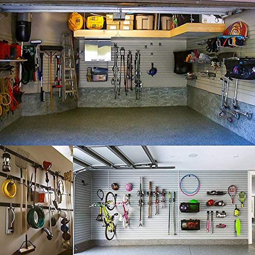 Slatwall Hooks Slatwall Accessories Utility Hooks Garage Storage Tool Organizer Large Heavy Duty Garage Panels Hooks for Ladders Bulk Items