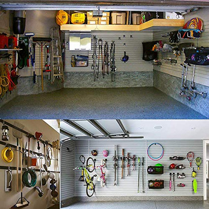 Slatwall Hooks Slatwall Accessories Utility Hooks Garage Storage Tool Organizer Large Heavy Duty Garage Panels Hooks for Ladders Bulk Items