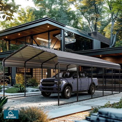 Metal Carport 12x25ft