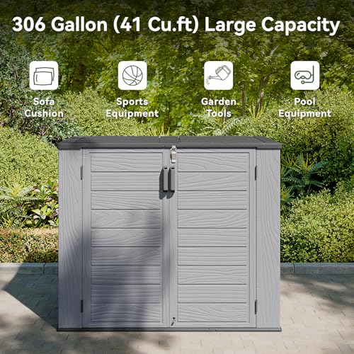 Horizontal Storage Sheds 41 Cu.ft