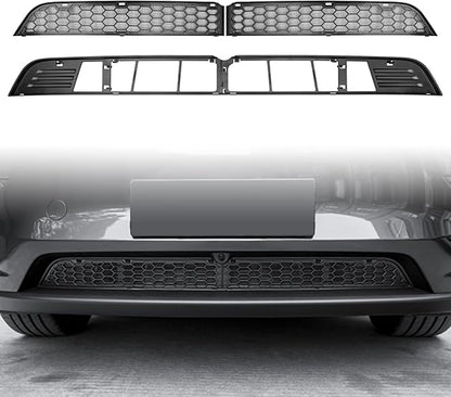 Grille Mesh Inserts for 2026 Tesla New Model Y Premium Front Air Inlet Vent Grille Cover Replacement for Tesla Model Y Juniper Accessories (Not fit 2026 Standard & Performance)