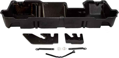 DuHa 30100 Under Seat Storage fits 2019-2026 Ram 1500 Crew Cab (New Body Style) | Black Heavy Duty Back Seat Organizer | Easy Installation | Seamless Integration