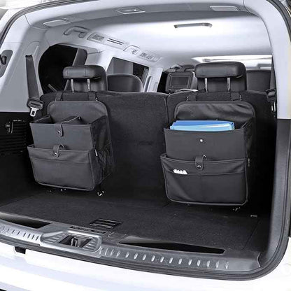 Car Seat Organizer，Universal Fit for Front & Back Seats-Hanging Letters/Legal Folders/Laptops and Tablets，Compatible with Cars, Trucks, and Vans