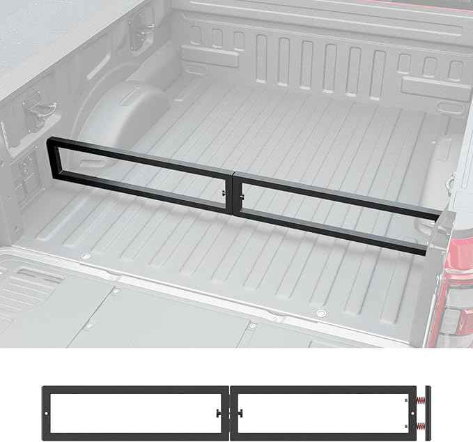 Truck Bed Divider Compatible with 2015-2026 Ford F150 Truck Bed Organizer Cargo Manager Molle Panel Replacement for 2015-2026 Ford F-150 Accessories