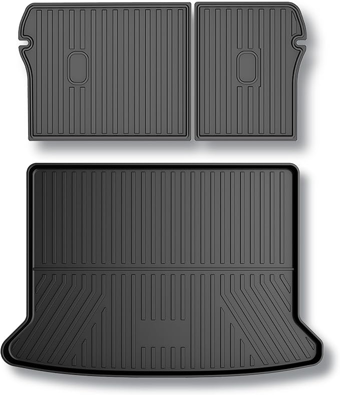 Truck Mat & Rear Backrest Mat fit for Mazda CX-30 2020-2026 Cargo Liners All Weather Anti-Slip Split Dog Liner CX30 Accessories (Cargo Liner +Backrest Mats)