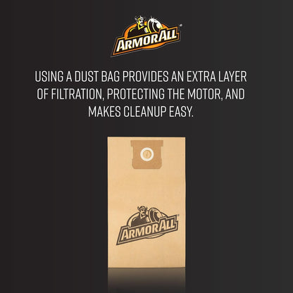 Armor All, AADBS 2.5-Gallon Wet/Dry Vacuum Dust Bags, 3-Pack