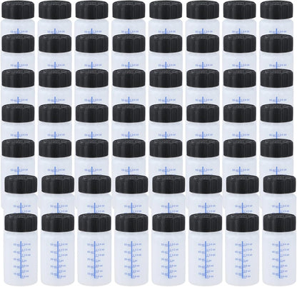 120 Pcs 2 Oz Touch Up Paint Container - Empty Paint Touch Up Bottles with Brush, Safe Lids, and Mixing Balls for Fixing Car Scratches