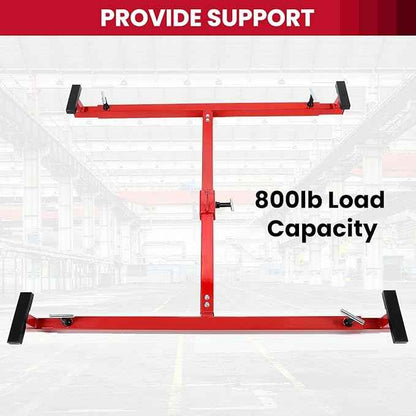 HECASA Truck Bed Lifter Box Lift for Lift Truck Beds Universal Adjustable Red Steel Powder Coated 800LB Capacity