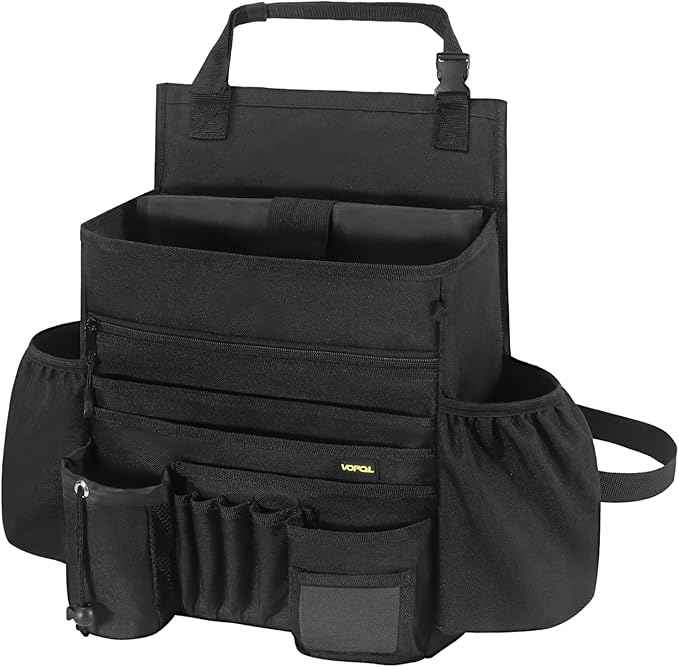 Car Seat Organizer- Multi-Compartment Passenger Seat Organizer, Universal Fit for Front & Back Seats, Ideal for Law Enforcement and Truck Seat Storage, Compatible with Cars, Trucks, and Vans