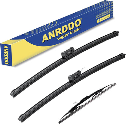 3 wipers Factory Replacement For GMC Terrain Chevy Equinox 2010-2017 Original Equipment Windshield Wiper Blades Set - 24"+17"+13" (Set of 3) Top Lock