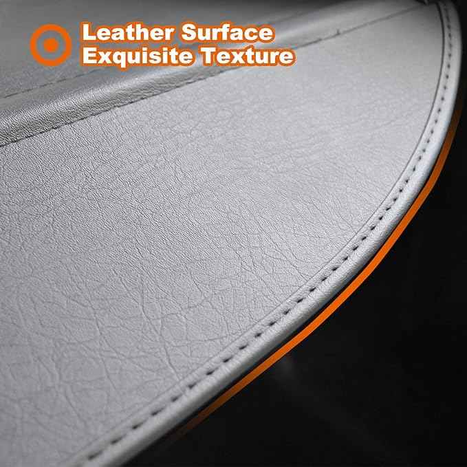 Cargo Cover for Hyundai Tucson 2026 2025 Accessories 2024 2023 2022(Leather),Retractable Trunk Cover Organizer Security Shielding Shade Tonneau Cover for Hyundai Tucson Accessories