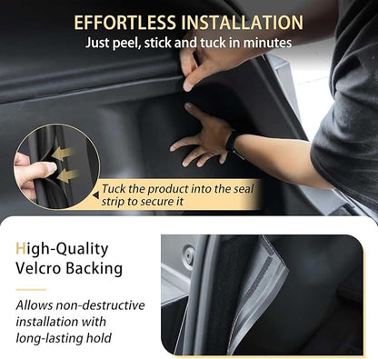 2PCS Rear Trunk Side Protector Covers for Tesla Model Y Juniper 2025 2026, Full Coverage Left & Right Trunk Side Guard Panel Protectors for Model Y Juniper Accessories, Anti-Scratch, Wear-Resistant