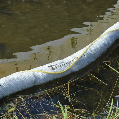 Oil Boom - Oil-Only Absorbent Boom - 2 Pack - 8" x 10' Boom - Absorbs up to 12 gallons per Boom - BOM400 (2 Booms)