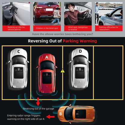 4pcs PDC Bumper Parking Aid Assist Sensors Backup Reverse Radar - Compatible with Nissan Altima Armada Pathfinder Maxima Titan XD Infiniti Q50 Q60 Q70 Q70L QX50 QX60 QX80-284383SH0B 284383TA2E