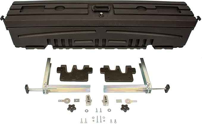 DU-HA DuHa 70800 Side Toolbox and Gear Storage Humpstor | Lockable Lid fits Under Most Tonneau Covers | Black Heavy-Duty Truck Bed Multifunctional Organizer | Enhanced Security | Proudly Made in USA