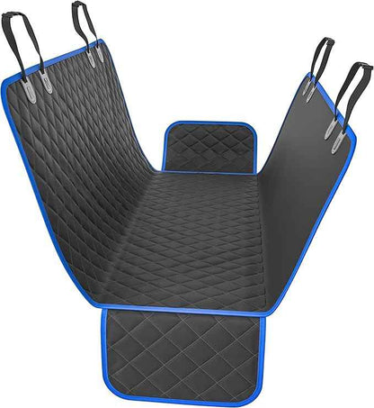 Active Pets Blue XL Dog Car Hammock Back Seat Cover, Waterproof Backseat Cover Protector for Truck Bench Rear of Sedans or SUVs, Essential Pet Supplies Vacuum or Wipe Clean, Machine Washable