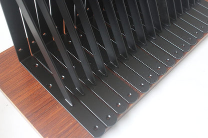 32 Pack L11 x H 8" Black Heavy Duty Shelf Brackets with Screws Metal Shelf Brackets Shelf Support Angle Brackets for Shelves L Brackets Heavy Duty Floating Shelf