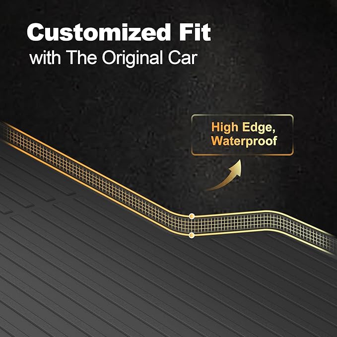 Cargo Mat fit for Cadillac XT5 2017-2025 2026: Custom Fit All Weather TPE Heavy Duty Cargo Liner 2026 XT5 Accessories