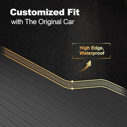 Cargo Mat fit for Cadillac XT5 2017-2025 2026: Custom Fit All Weather TPE Heavy Duty Cargo Liner 2026 XT5 Accessories