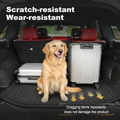Cargo Mat Fit for 2011-2021 Jeep Grand Cherokee Rear Cargo Liner: All Weather Custom Fit TPE Automotive Trunk Liner - Grand Cherokee Trunk Mat, Black