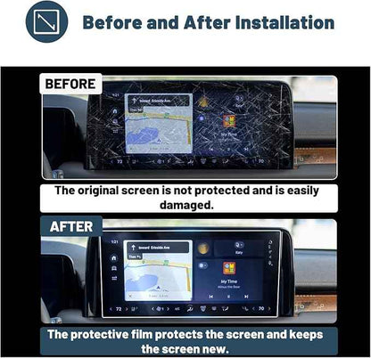 Ruiya Screen Protector for 2025 Lincoln Aviator 13.2" Touchscreen,for Lincoln 2025 Aviator Accessories 2PCS Anti-glare Nano Films Compatible with 2025 Lincoln Aviator Premiere/Reserve/Black Label