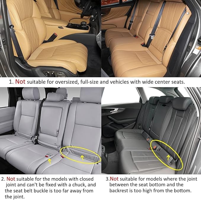 West Llama Pu Leather Car Seat Bottom Covers Protectors Include 1 Pair Front Driver Seat Pad Mat and 1 Rear Bench Cover Universal Fit 90% Vehicles,Gray