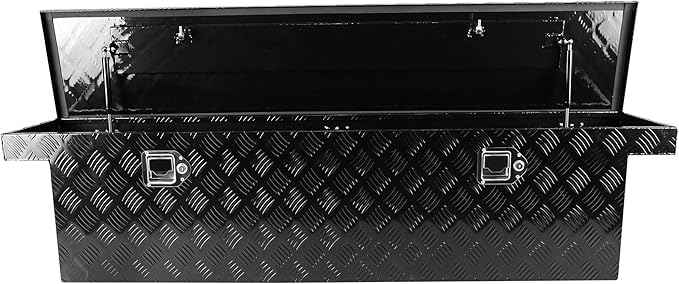 60.2 Inch Truck Tool Box, Truck Bed Tool Box for Pick Up Truck Bed Rv Organizer Trailer with Lock and Keys, 60.2X 12.2x14.4inchs