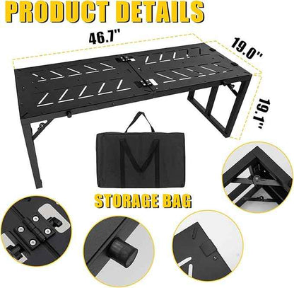 Truck Bed Extender Compatible with 2022-2025 2026 Ford Maverick Flip-Over Pickup Bed Divider Aluminum Alloy Rotatable Tailgate Extension for 2024 Maverick Accessories