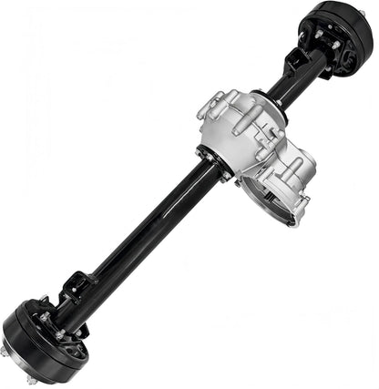 1027717-01 102771701 Rear Axle Assembly with Brake Drum 10 Teeth for 1998-Up Club Car DS & 2004-Up Club Car Precedent Electric with Graziano Transaxle