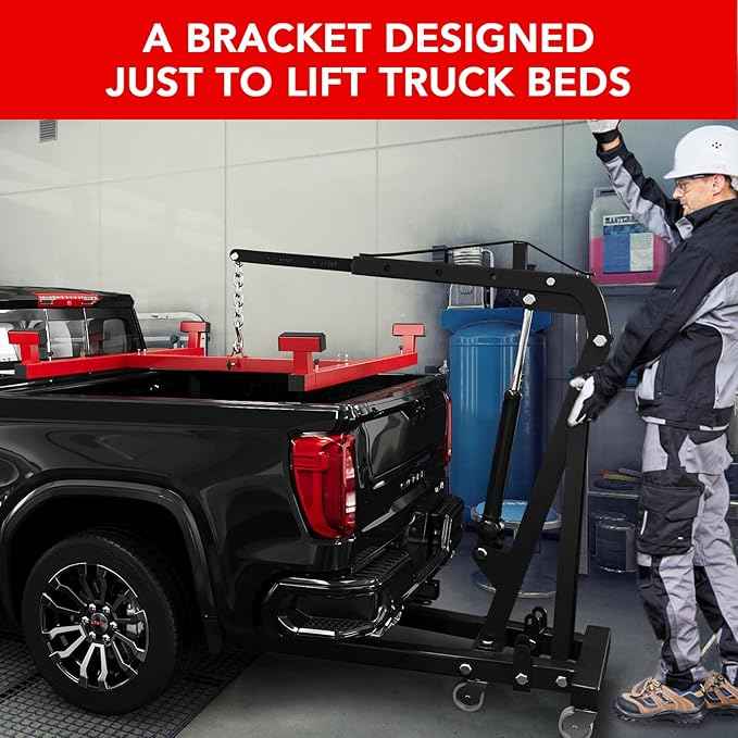 Truck Bed Lifter Box for Pickups Trucks, Heavy-Duty Truck Bed Lift Support 800 LBS Weight Capacity and Capacity Works On Beds