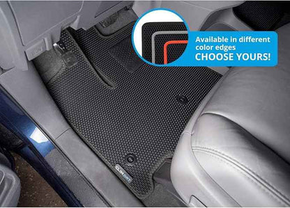 CLIM ART All-Weather Car Floor Mats Compatible with Toyota Sienna 2013-2020 (Only for 8 Seat), Custom-Fit Heavy-Duty Floor Liners for Cars & SUVs, Car Accessories for Men & Women, Black - FL011811233
