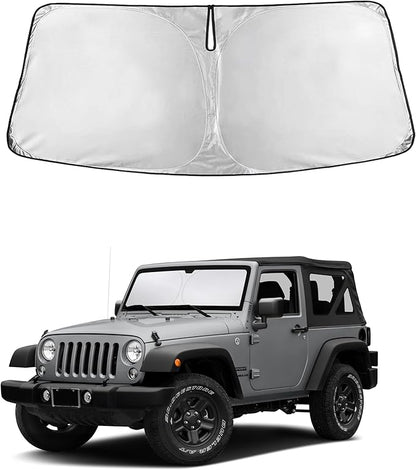 EcoNour Windshield Sunshade for Subaru Crosstrek 2024–2026 | Custom Fit Front Window Sun Shade | Blocks Harmful UV Rays & Reduces Heat | Foldable Sun Visor with Storage Pouch