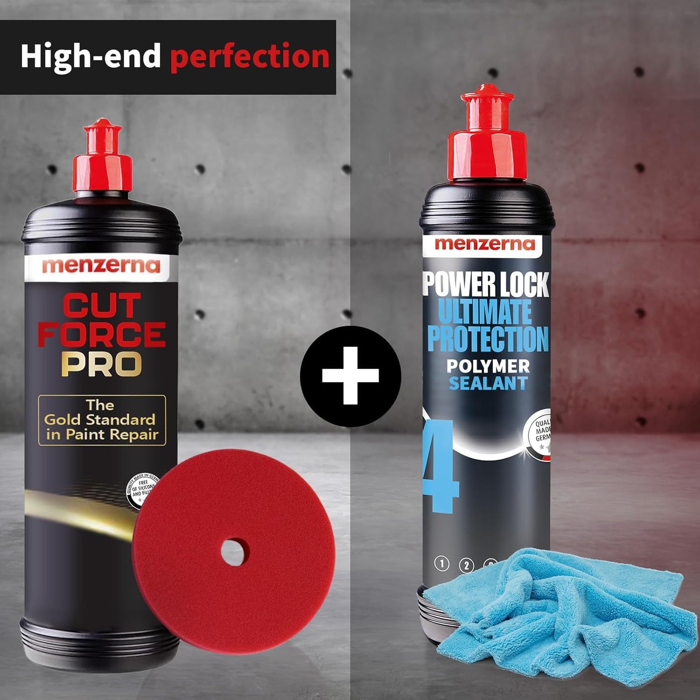 menzerna Cut Force Pro Car Polish 32 oz I Premium Polish with Heavy Cut and high Gloss Finish I Buffing & Polishing Compound for Car Maintenance I for Scratches & Sanding Marks I Car Body Repair - AutoBay