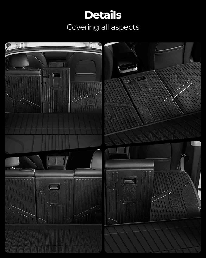 3W Seat Back Protector 2025 2026 BMW X3 G45, Cover Custom Fit BMW X3 30/50M xDrive Accessories TPE All Weather Backrest Mats