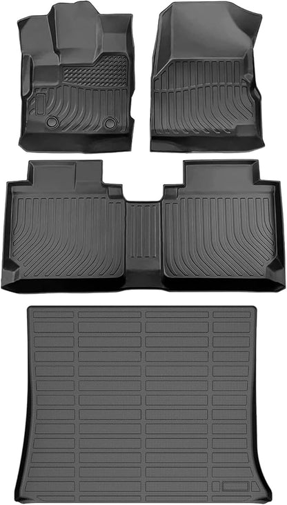 Cartist Floor Mats and Cargo Liner Fit for Chevy Equinox & GMC Terrain 2012 2013 2014 2015 2016 2017 All Weather Floor Mat Equinox Accessories Heavy Duty Carpet Protection