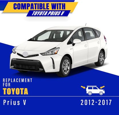3 wipers Replacement for 2012-2017 Toyota Prius V, Windshield Wiper Blades Original Equipment Replacement - 26"/19"/11" (Set of 3) U/J HOOK