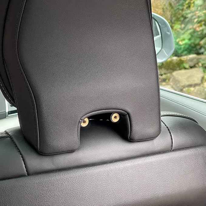 Car Tablet Holder Compatible for Volvo XC90 XC60 V90 V60 S90 S60 (Model 2017 or Newer), Back Seat Headrest Mount Compatible with All iPad Pro Air Mini, Galaxy Tabs, 4.7-12.9" Tablets