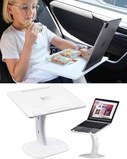 Car Seat Tray Table for Kids Driver Passenger, Car Desk for Laptop Computer Tablet iPad iPhone Book, Adjustable Portable Laptop Stand for Car Vehicle Camping Travel