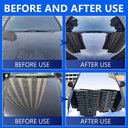 Car Coating Spray Set, Quick Effect Coating Agent, Quickly Coat Car Wax, Scratch Wax Polish Spray Extremely Hydrophobic, Oil Film Emulsion Glass Cleaner (1PCS+Sponge+Cloth)