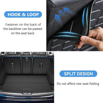 Cargo Liner with Backrest Mat Compatible with 2017-2025 Mazda CX-5 All Weather Protection CX5 Accessories