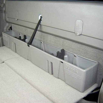 DU-HA 10013 Black Behind the Seat Storage for 00-07 Chevrolet Silverado and GMC Sierra Heavy Duty Crew Cab
