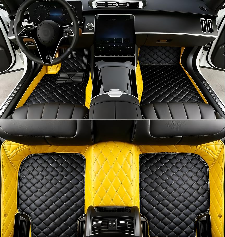 Custom All Weather Protection Leather Car Floor Mats for Cars Sedan SUV Sports Car Waterproof Floor Mat